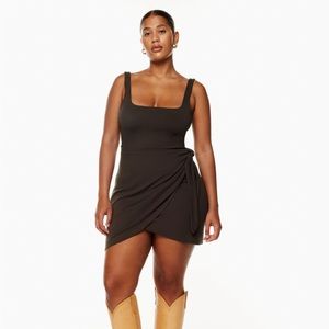 Wilfred Saturn Mini Dress in Brown